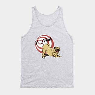 I LOVE PUGS Tank Top